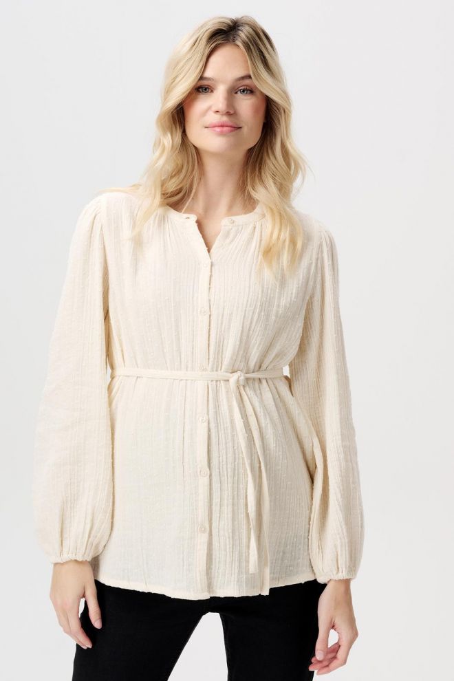 Noppies Maternity Blouse Joy - Whitecap Gray