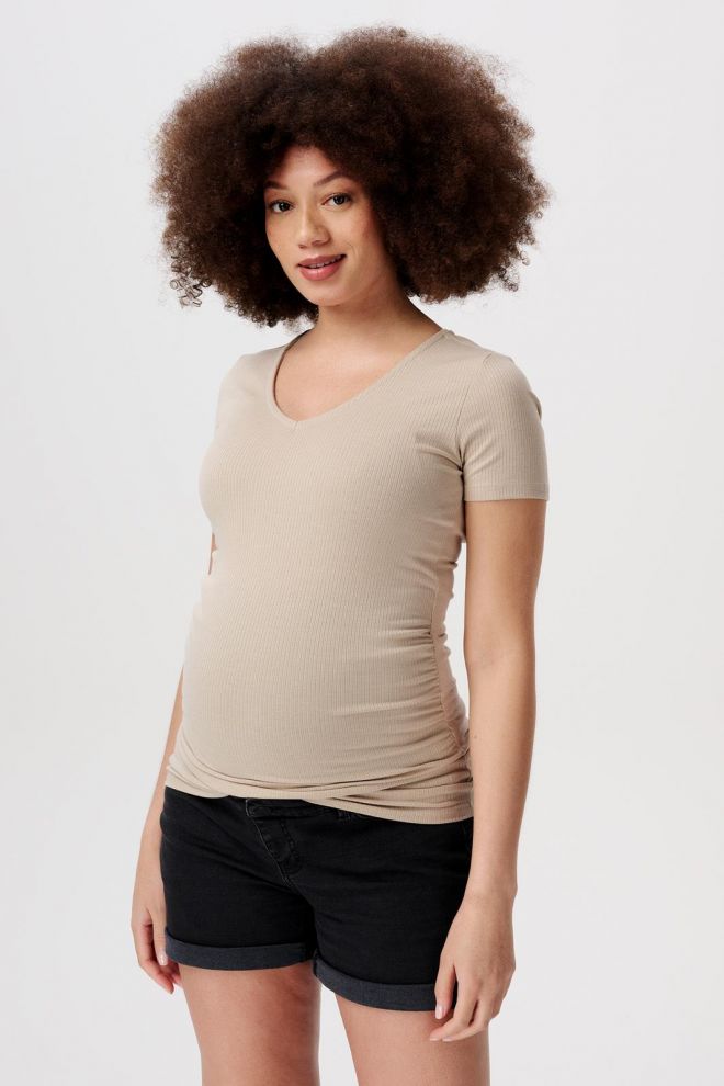 Noppies Maternity T-shirt Jadie - Light Sand