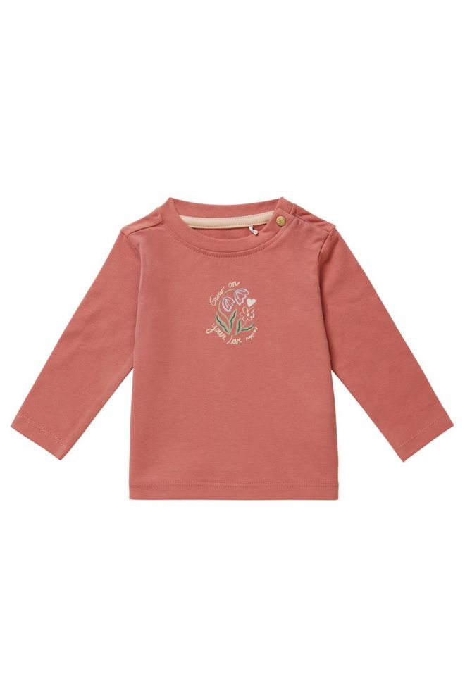 Noppies Baby Longsleeve Charlot - Brick Dust