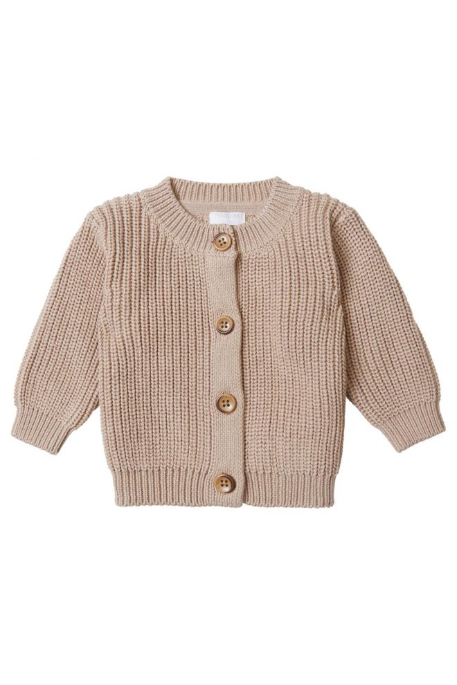 Noppies Baby Strickjacke Blaine - Warm Taupe