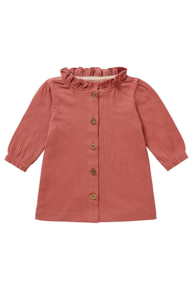 Noppies Baby Dress Covington - Brick Dust