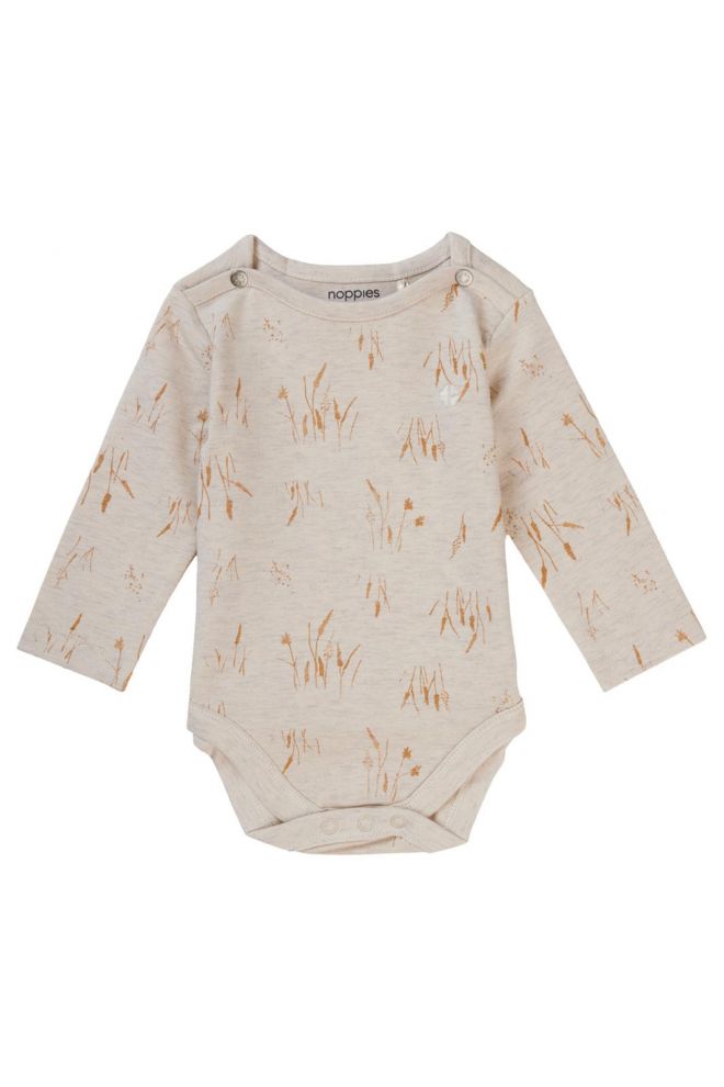 Noppies Baby Romper Beckemeyer - Oatmeal