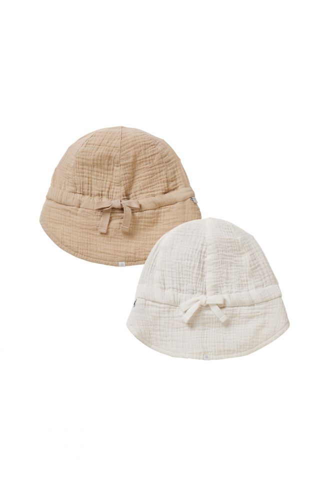 Noppies Baby Mütze Boley - Reversible - Whisper White