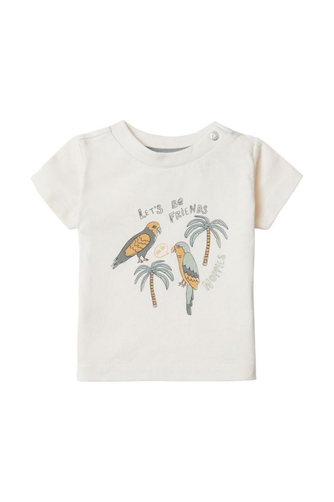 Noppies Baby T-shirt Benwood - Whitecap Gray