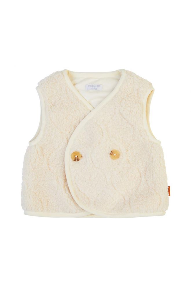 Noppies Baby Weste Freland - Butter Cream Noppies Baby Weste Freland - Butter Cream