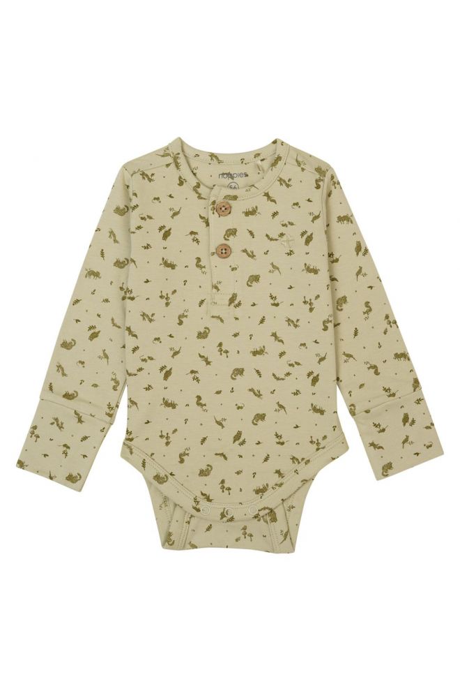 Noppies Baby Romper Gema - Moss Gray