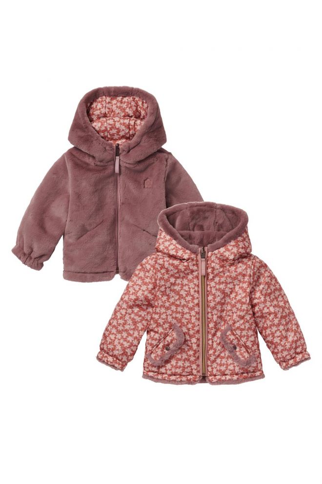 Noppies Baby Manteau d'hiver Feria - Reversible - Burlwood