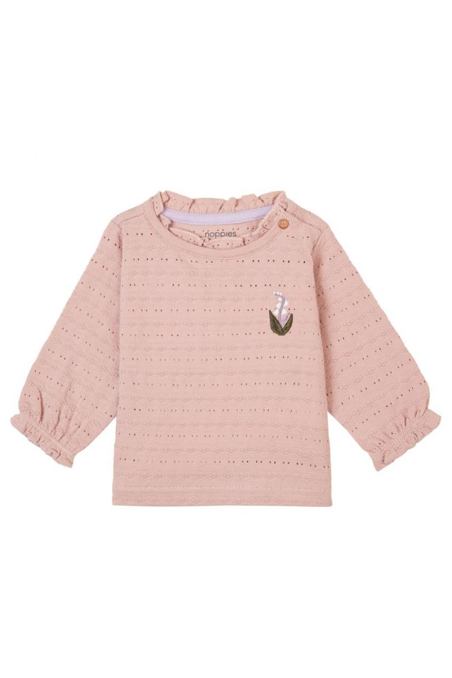 Noppies Baby Langarmshirt Falaise - Pale Mauve Noppies Baby Langarmshirt Falaise - Pale Mauve