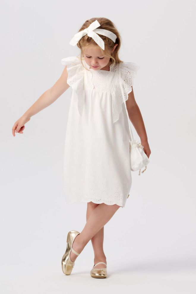 Noppies Kids Jurk Eglin - Bright White