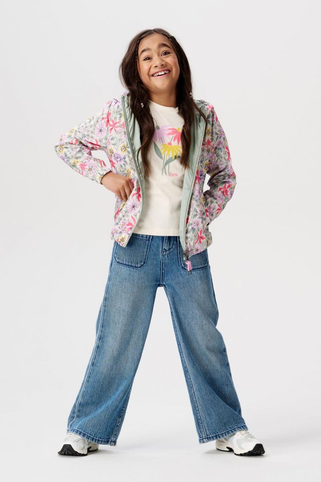 Noppies Kids Sommer jacke Ellisville - Reversible - Whitecap Gray