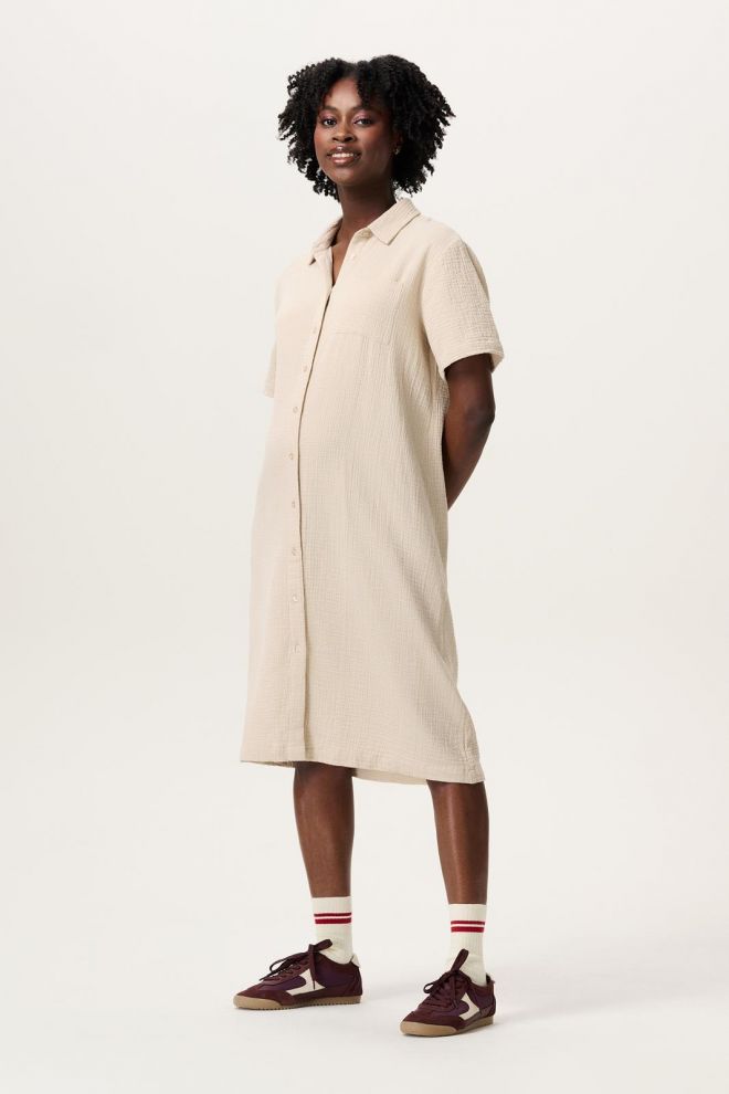Noppies Maternity Still-Kleid Cruz - Light Sand