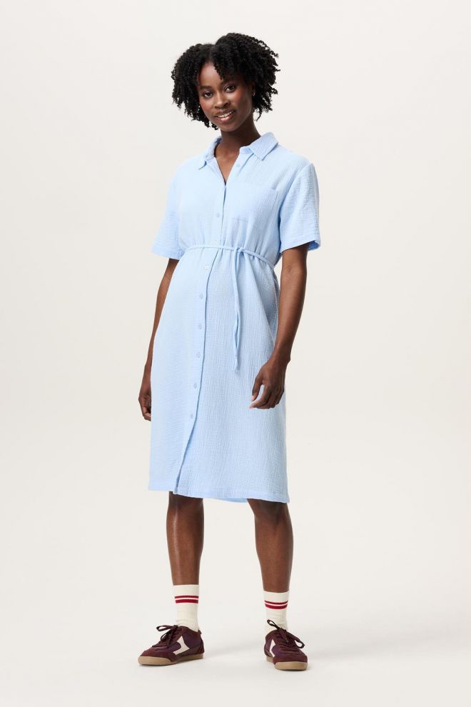 Noppies Maternity Still-Kleid Cruz - Light Sky