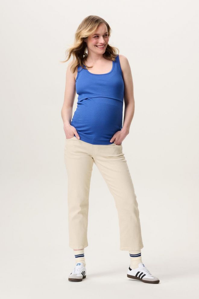 Noppies Maternity Straight Umstandsjeans Paco - Bone White