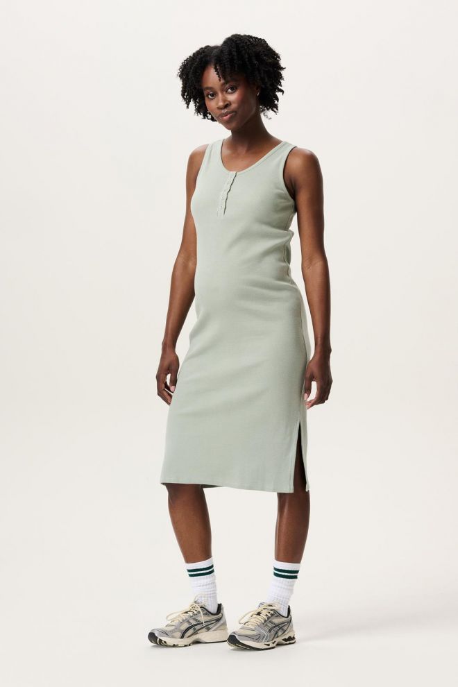 Noppies Maternity Still-Kleid Estrella - Iceberg Green