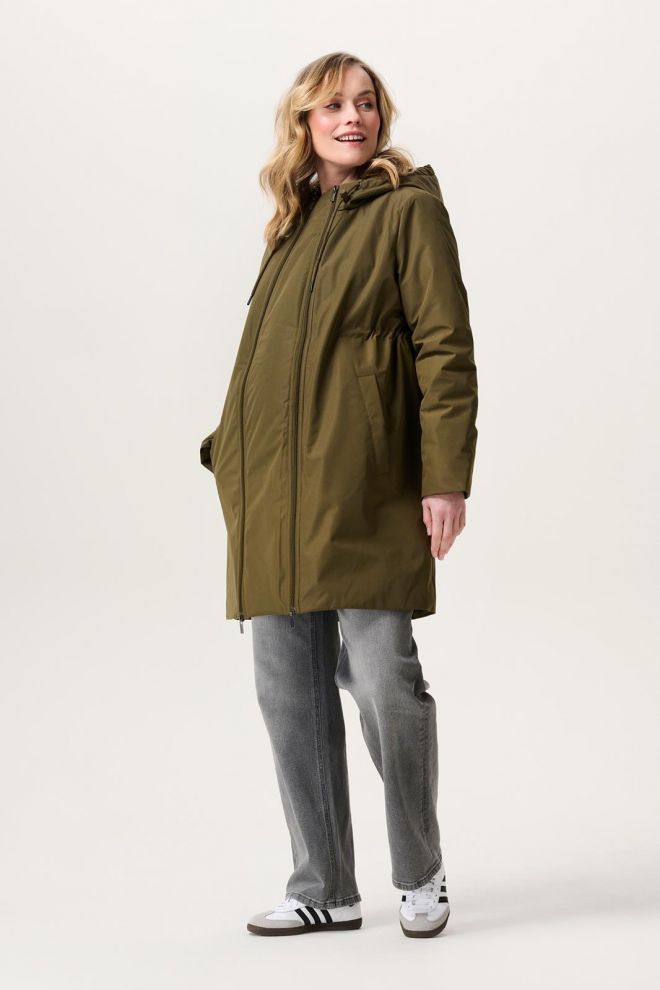 Noppies Maternity Winterjas Juva - Dark Olive