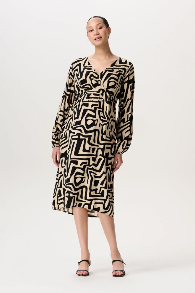 Noppies Maternity Jurk met voedingsfunctie Molde - Graphic Print
