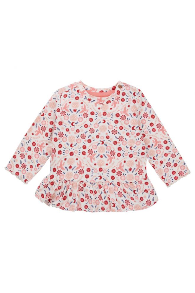 Noppies Baby Longsleeve Meeker - Floral pattern Pink