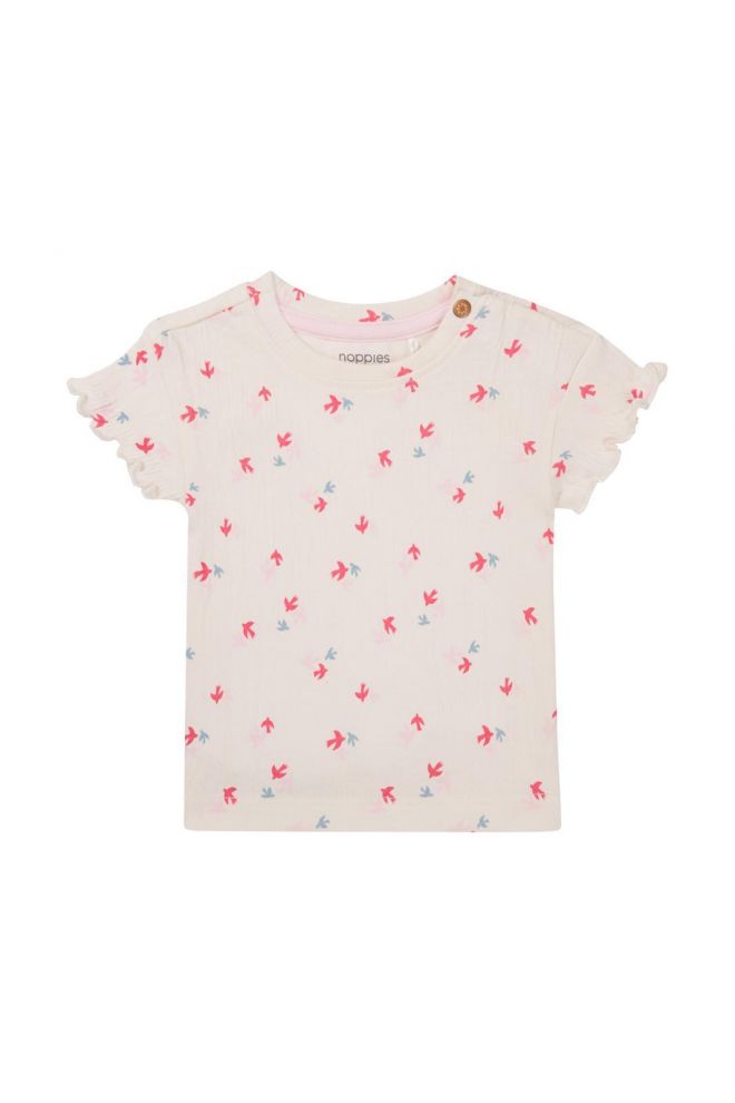 Noppies Baby T-shirt Moapa - Animals pattern Off white