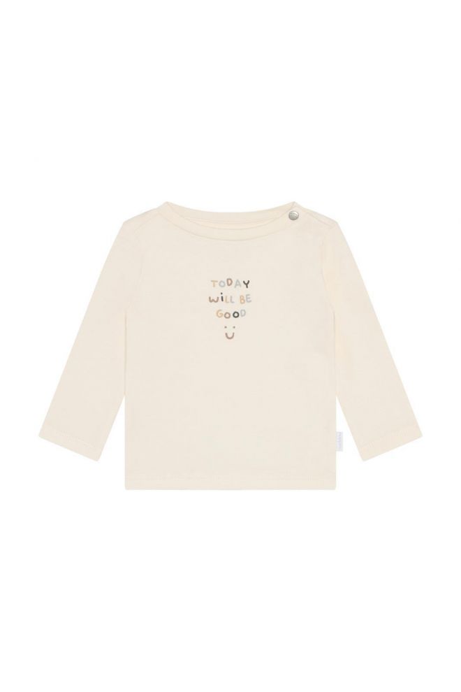 Noppies Baby Longsleeve Sealy - Egret
