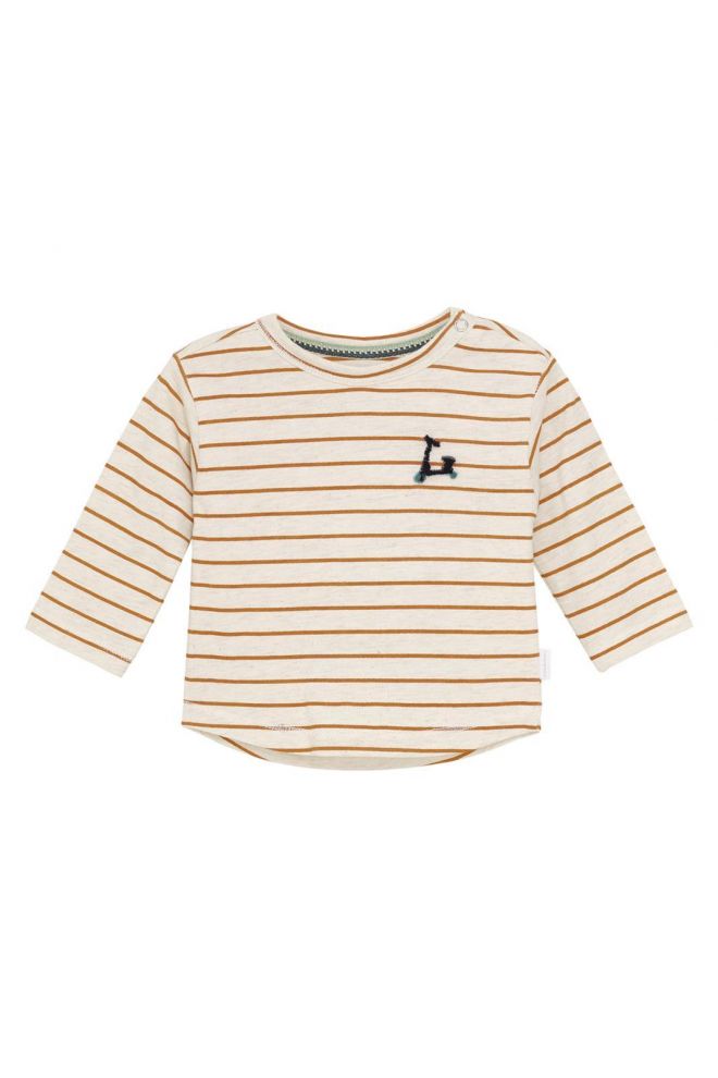 Noppies Baby Longsleeve Sanborn - Stripe Pattern White