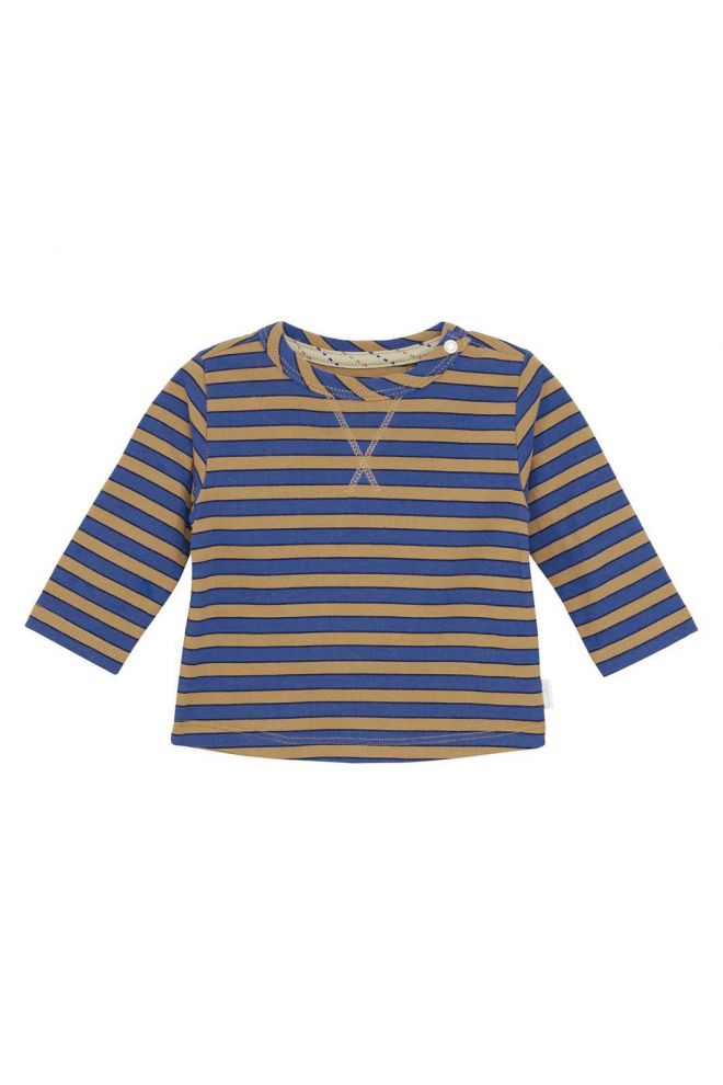 Noppies Baby Longsleeve Spicer - Stripe pattern Medium Brown