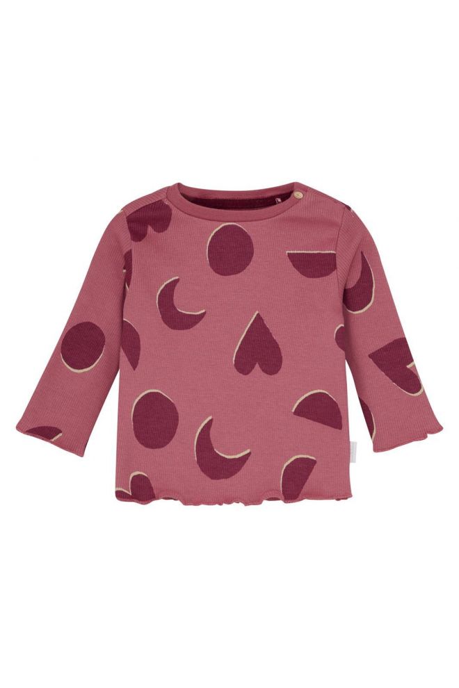 Noppies Baby Longsleeve Teague - Floral Pattern Pink