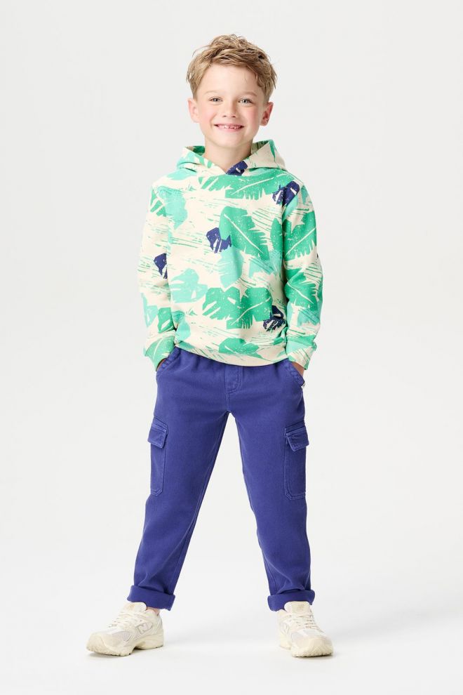 Noppies Kids Pullover Lynden - Leaf pattern Off white