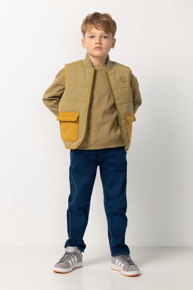 Noppies Kids Bodywarmer Ramsey - Dried Herb