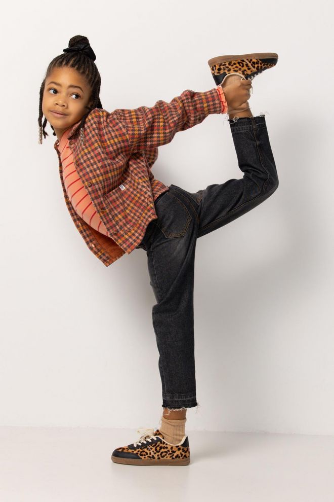 Noppies Kids Blouse Pomona - Check Pattern Light Brown