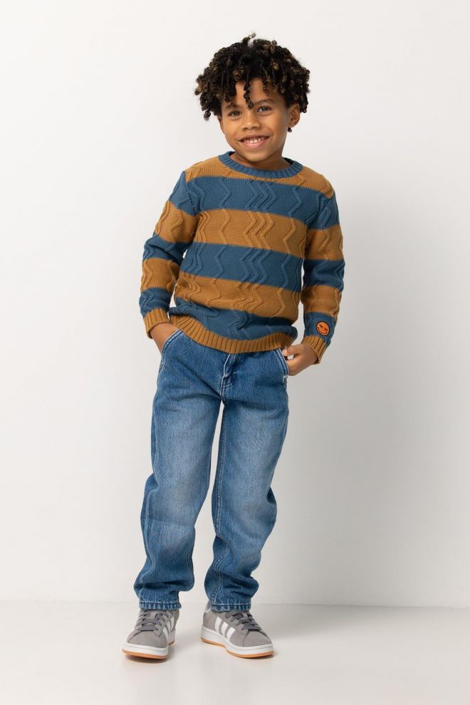 Noppies Kids Pullover Rainelle - Stripe Pattern Dark Blue