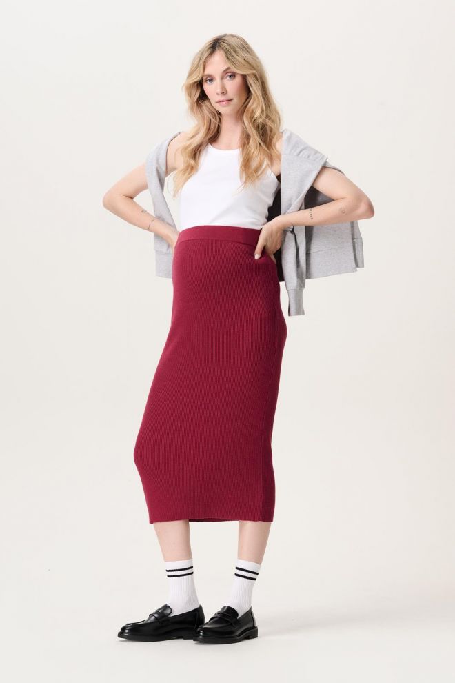 Noppies Maternity Rok over the belly - Tibetan Red
