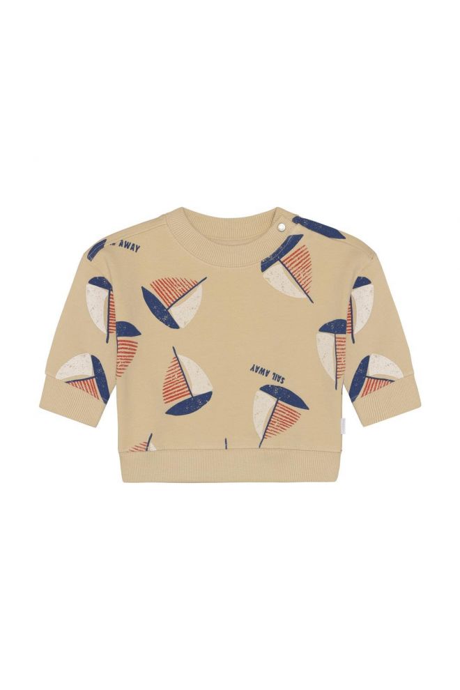 Noppies Baby Sweater all over print - Egret