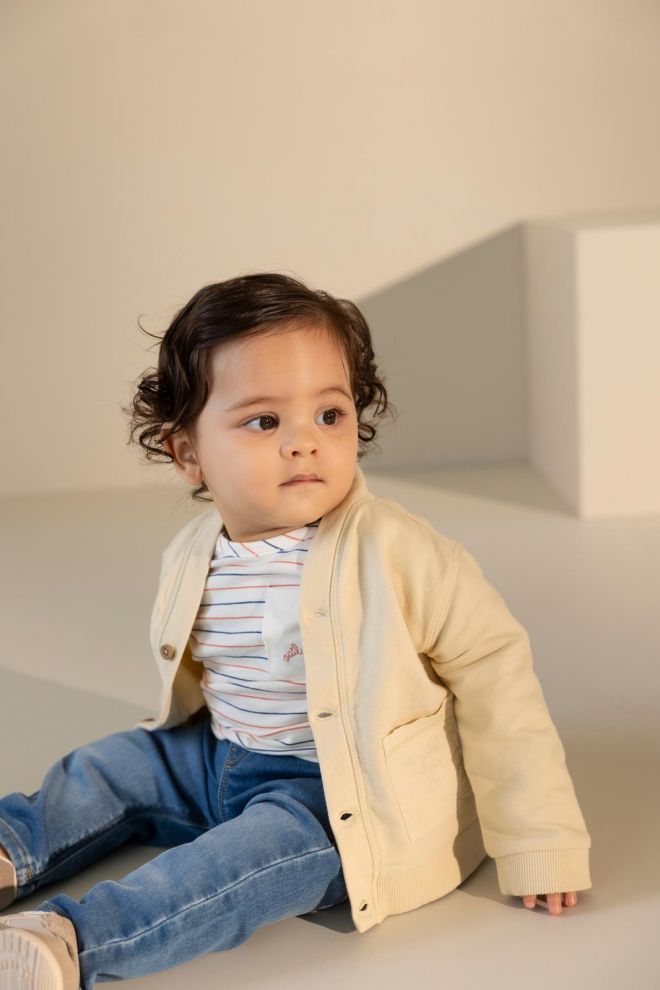 Noppies Baby Cardigan - Gravel