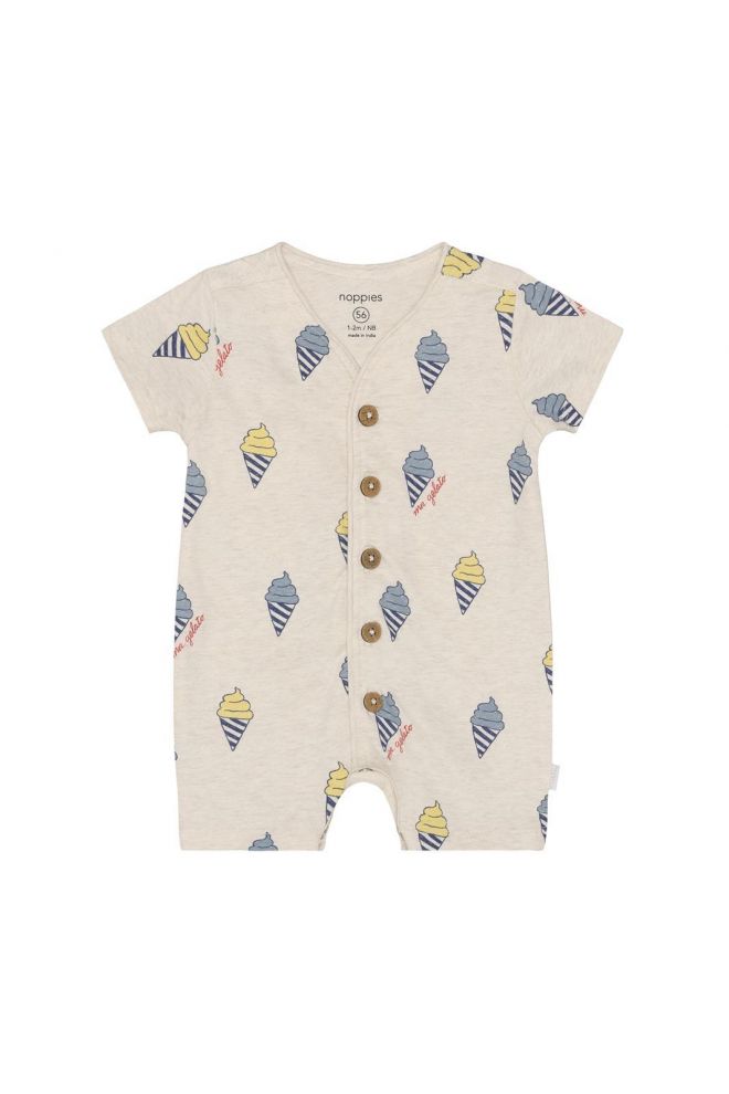 Noppies Baby Boxpak all over print - Oatmeal Melange