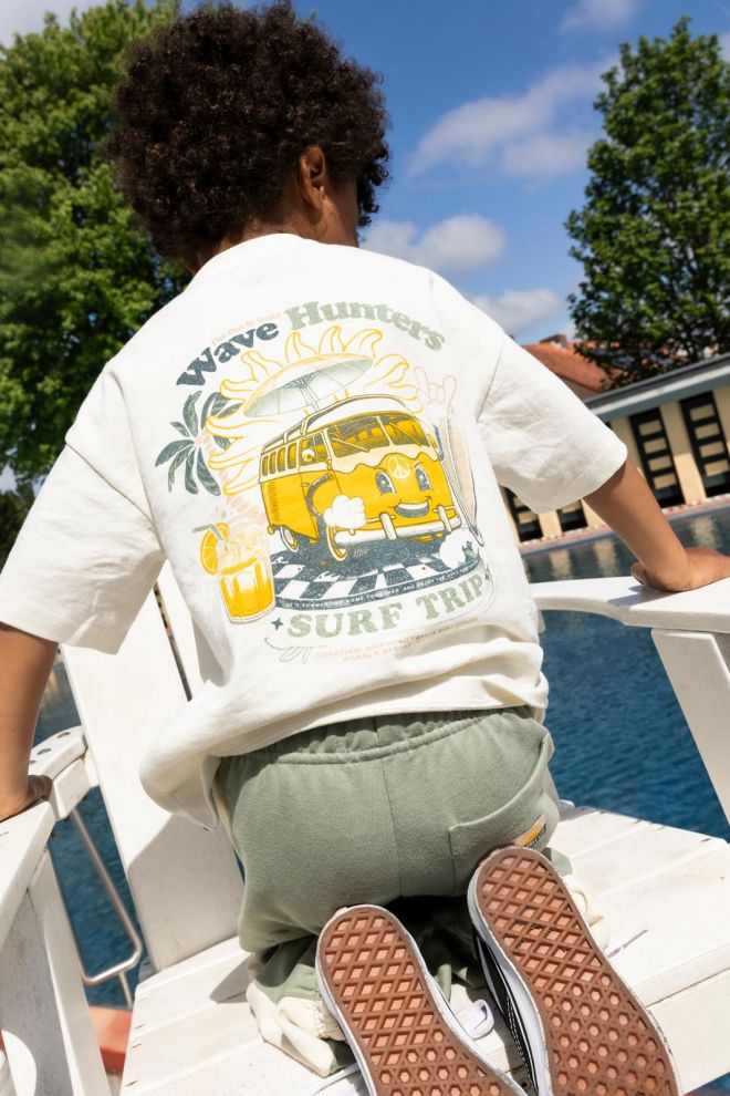 Noppies Kids T-shirt - Backprint - Egret