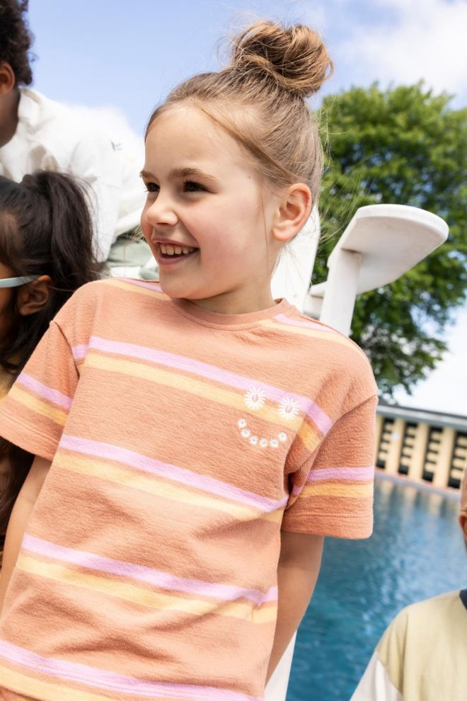 Noppies Kids T-shirt stripe - Cork