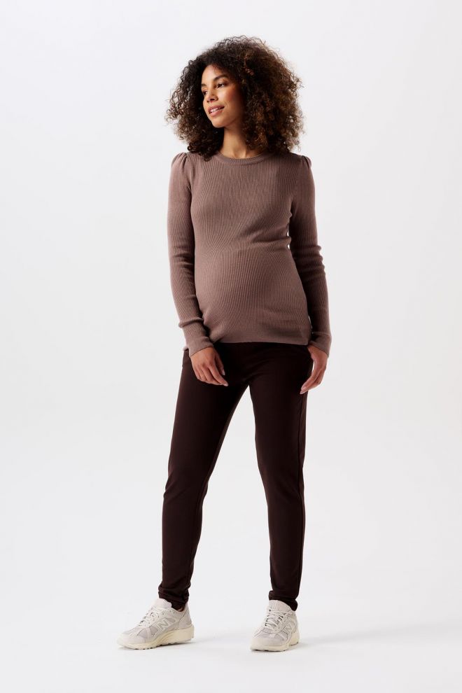 Noppies Maternity Pantalon casual Renee - Coffee Bean