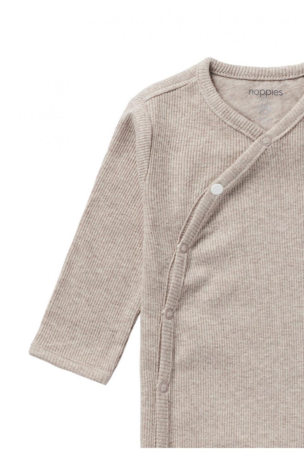 Noppies Baby Grenouillère Nevis - Taupe Melange Noppies Baby Grenouillère Nevis - Taupe Melange
