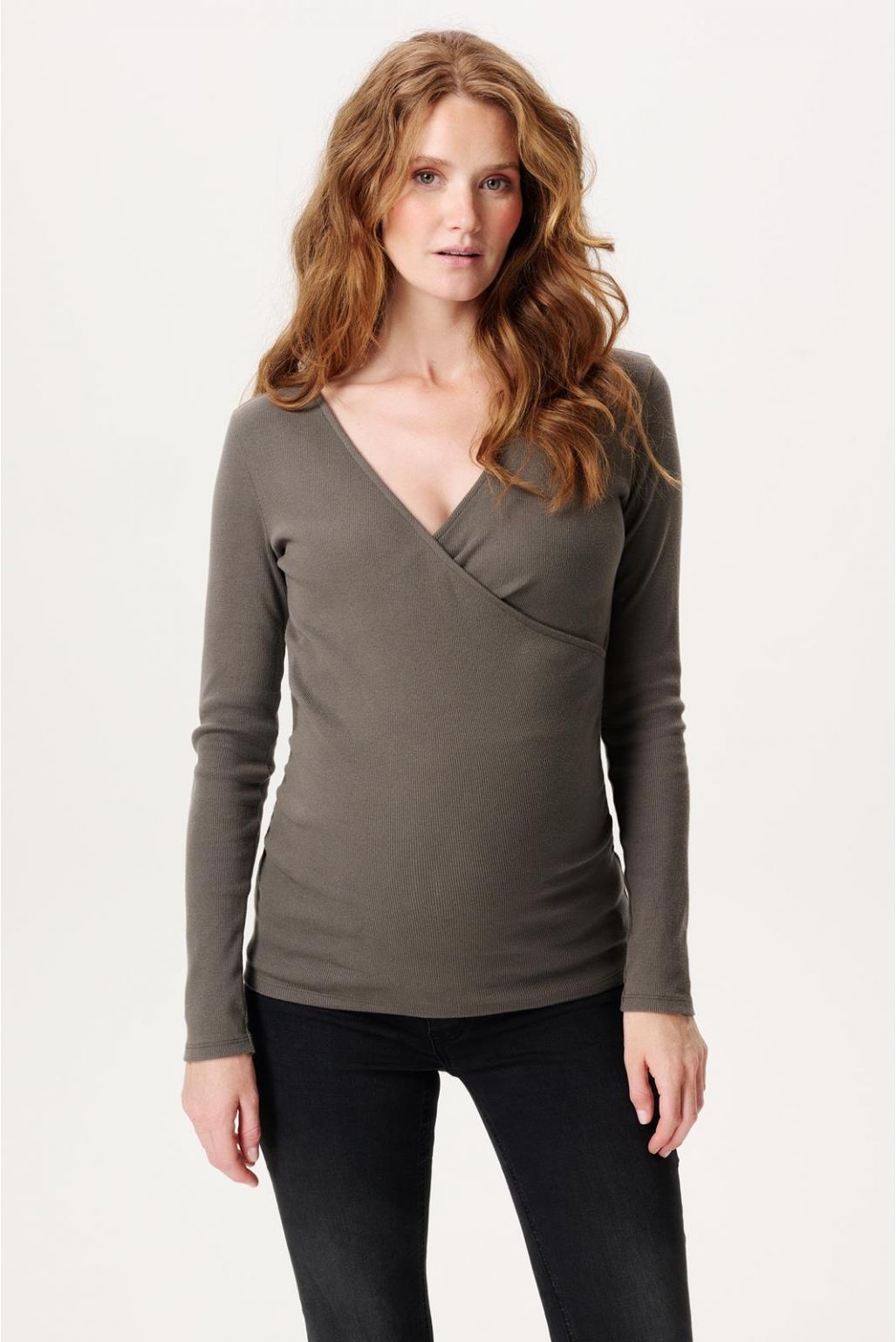 Noppies Nursing shirt Sara - Olive Noppies Nursing shirt Sara - Olive