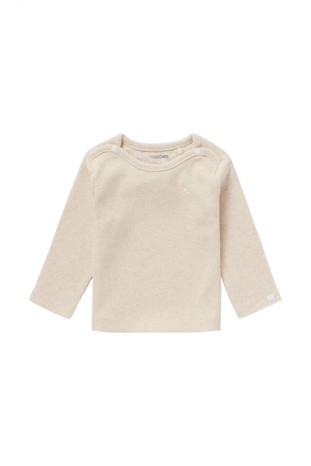Noppies Baby Langarmshirt Natal - Oatmeal