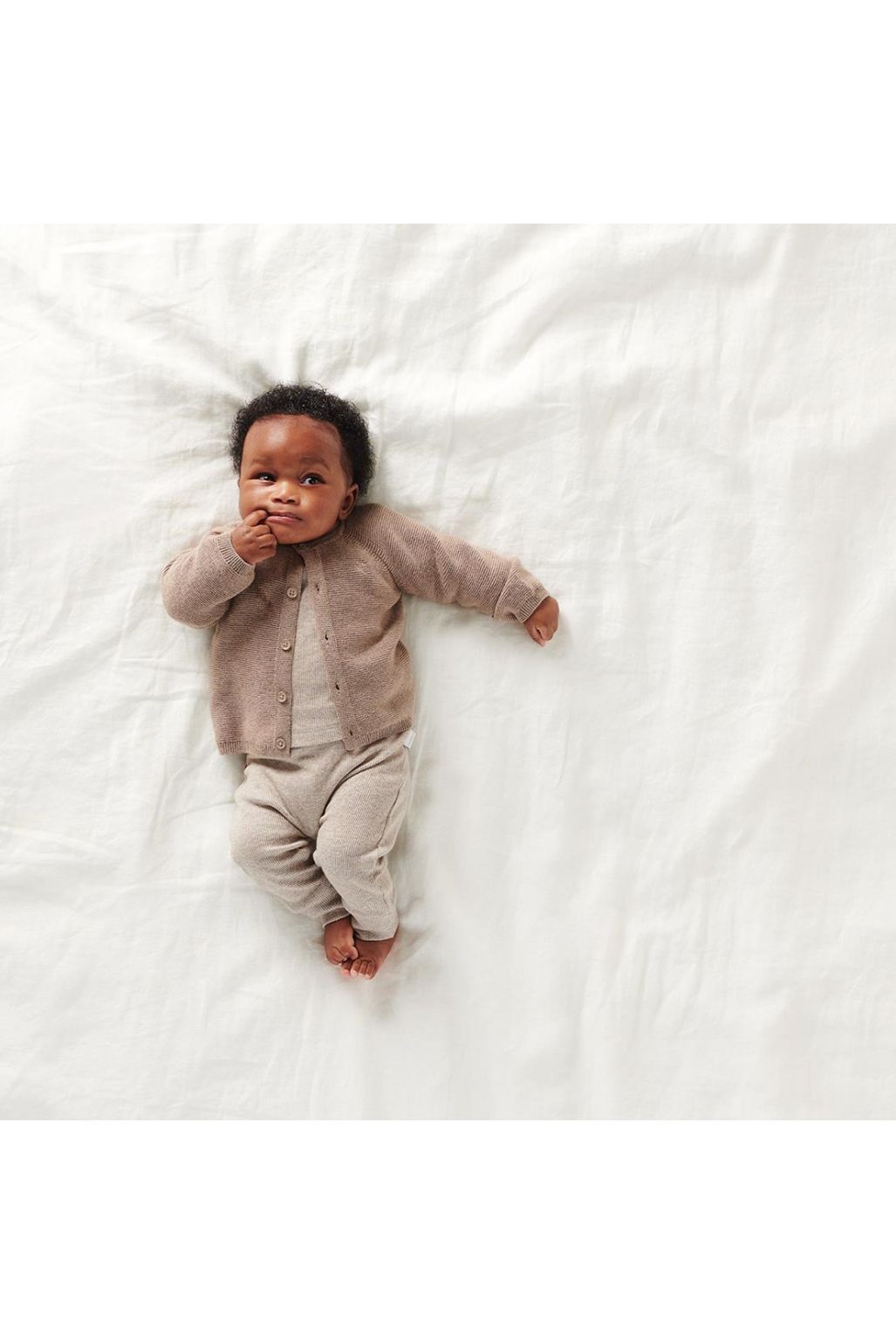 Noppies Baby Langarmshirt Natal - Taupe Melange