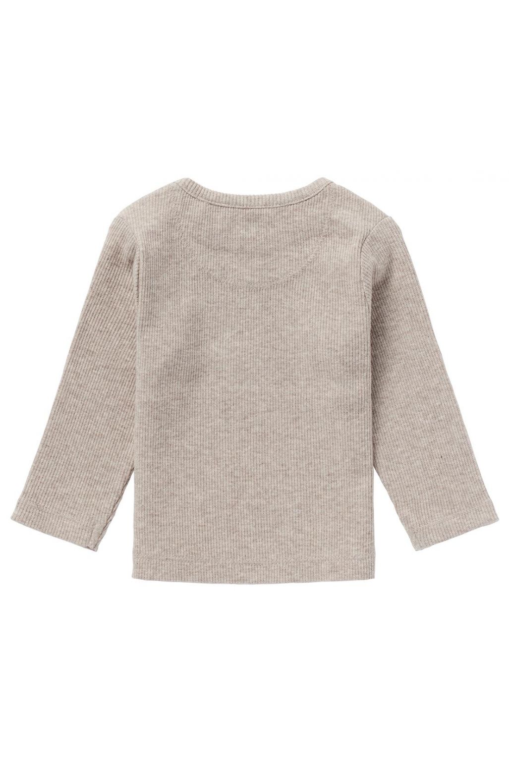 Noppies Baby Langarmshirt Natal - Taupe Melange