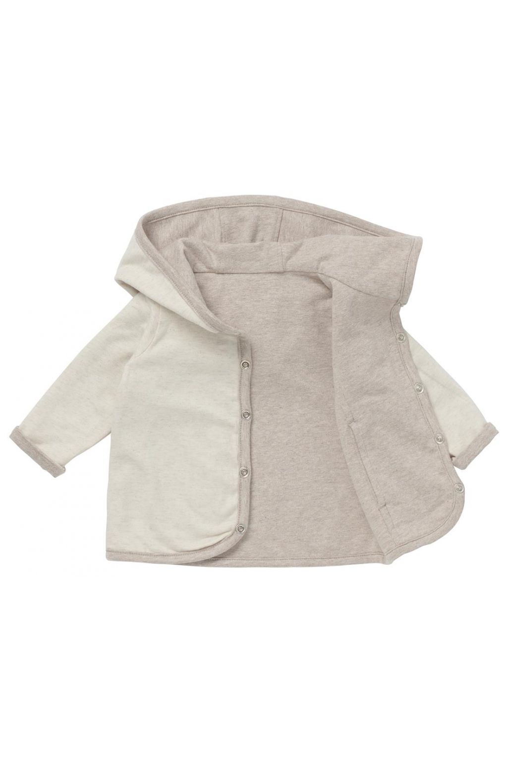 Noppies Baby Strickjacke Bonny - Reversible - Taupe Melange