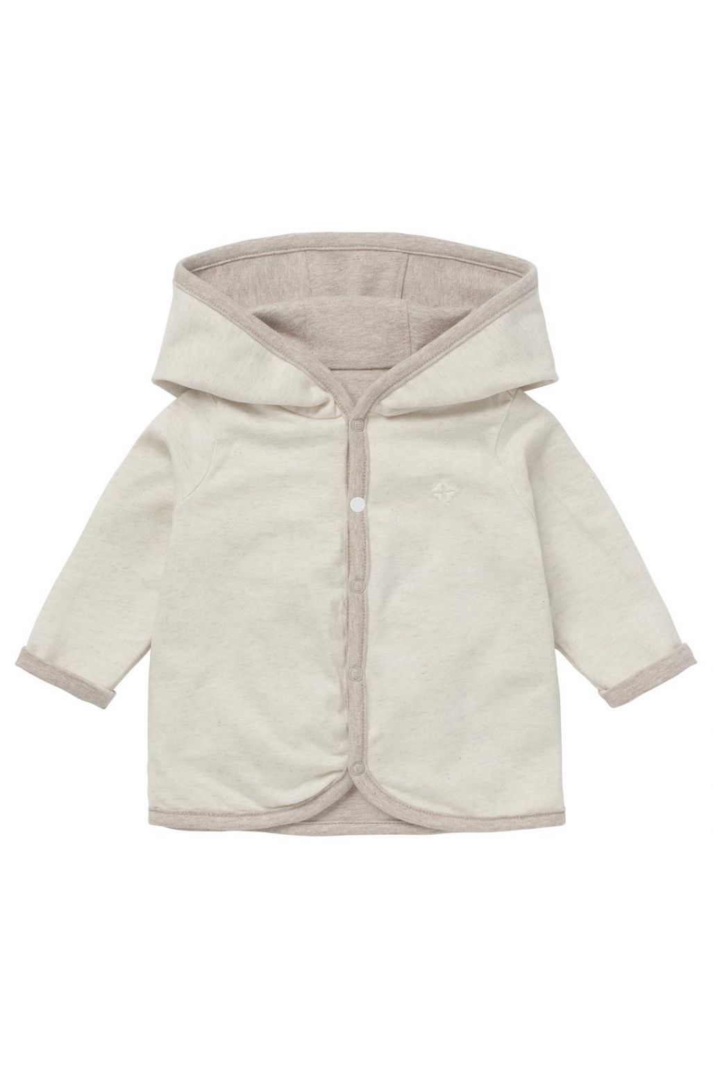 Noppies Baby Strickjacke Bonny - Reversible - Taupe Melange