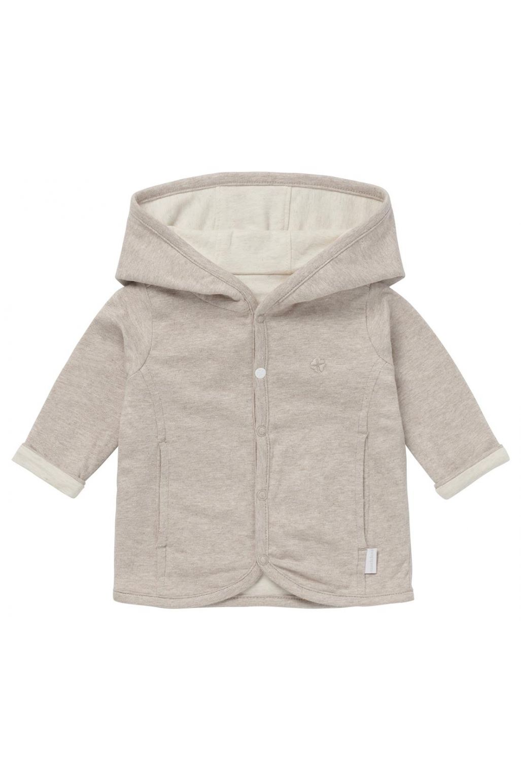 Noppies Baby Strickjacke Bonny - Reversible - Taupe Melange