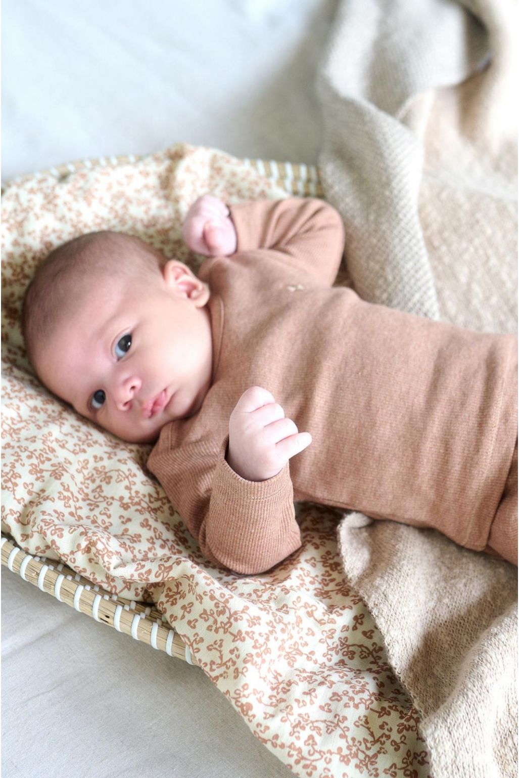 Noppies Baby Joggingbroek Naura - Cafe Au Lait Melange