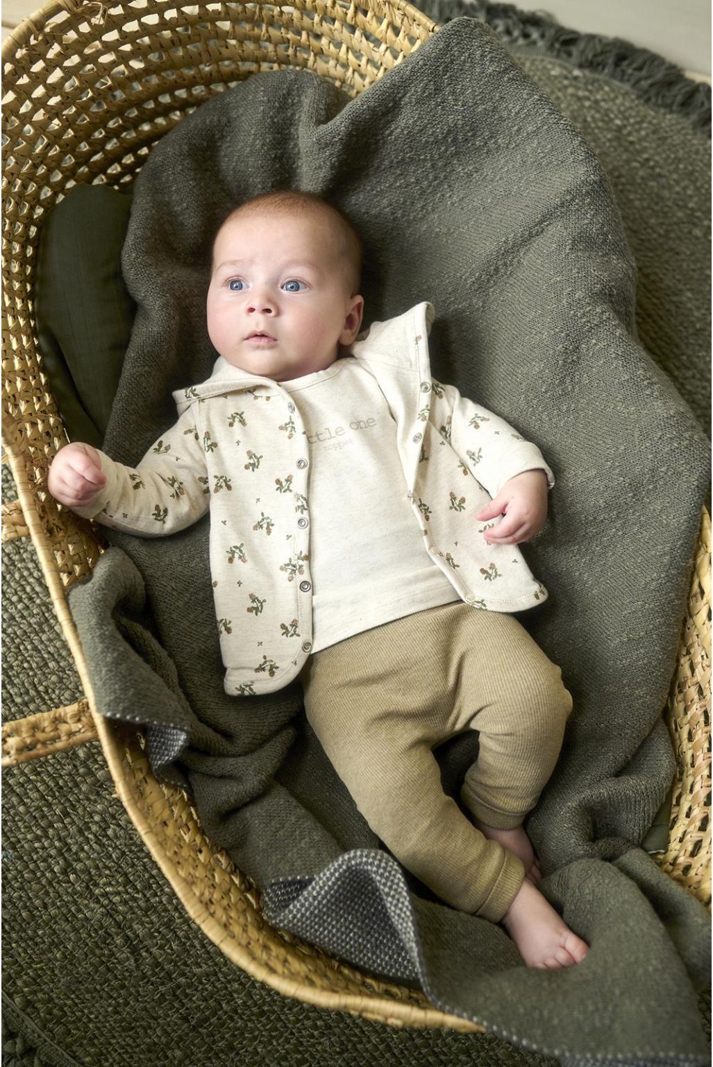 Noppies Baby Sweatpants Naura - Light Green Melange