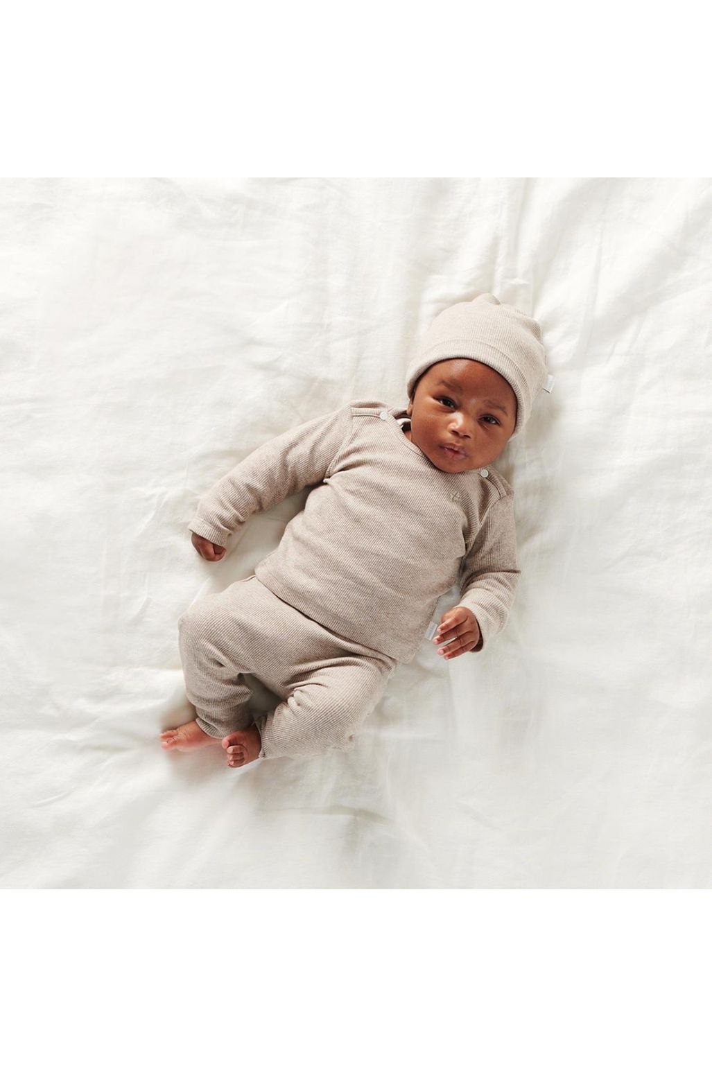 Noppies Baby Mütze Nevel - Oatmeal