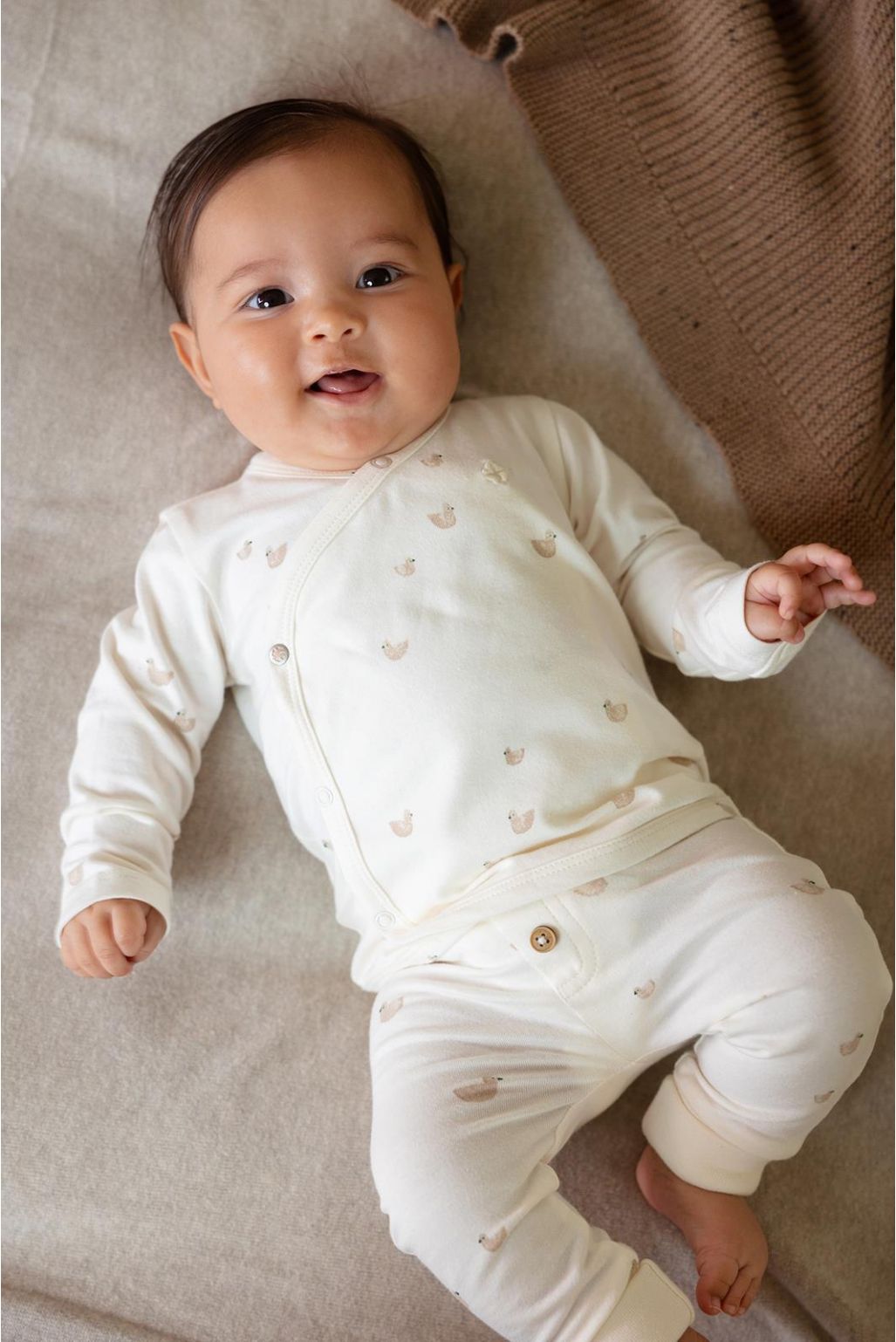 Noppies Baby Pantalon Neal - Animals pattern Off white