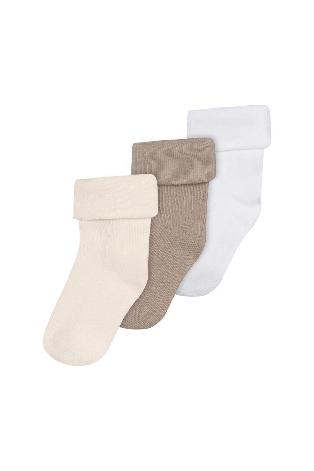 Noppies Baby Socks (3 pairs) Unisex Socks 3-pack - Oatmeal